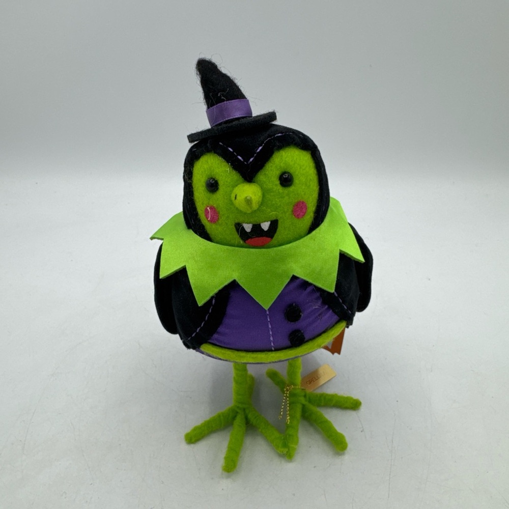 Spell Purple and Green Plush with Gold Tag